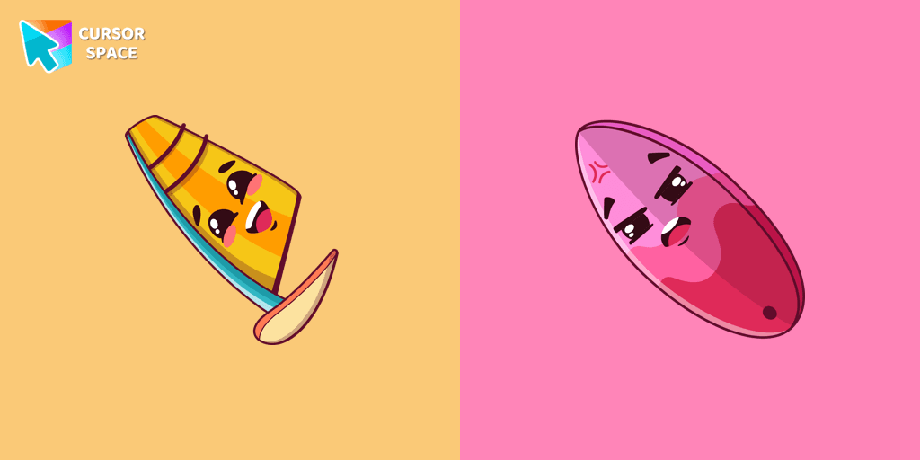 Kawaii Surfing cursor